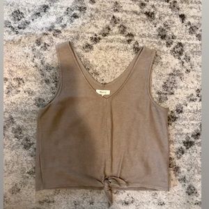 Madewell tie-front blouse